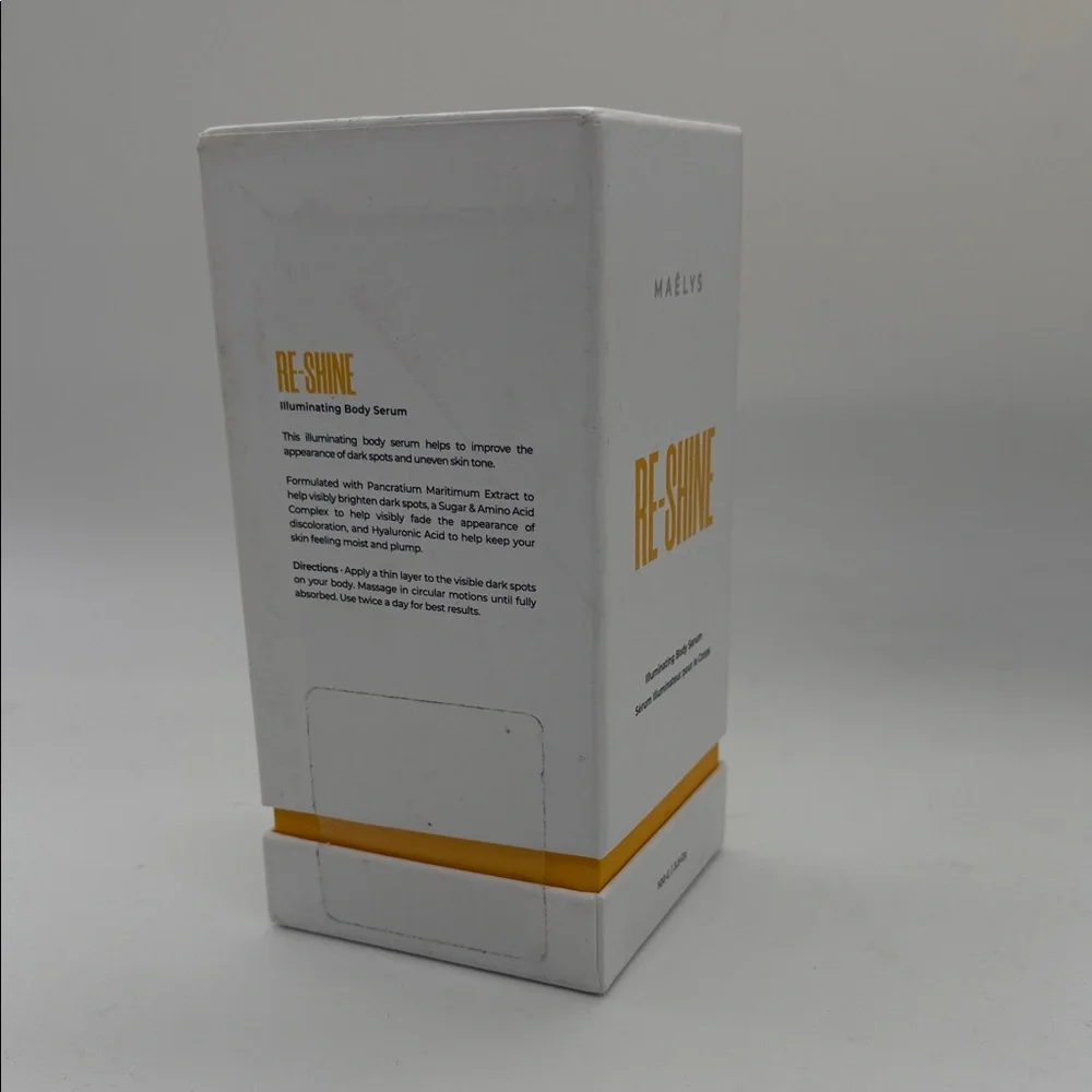New MAËLYS RE-SHINE Illuminating Body Serum - Hyaluronic Acid Body Serum 3.5 oz - Picture 9 of 9
